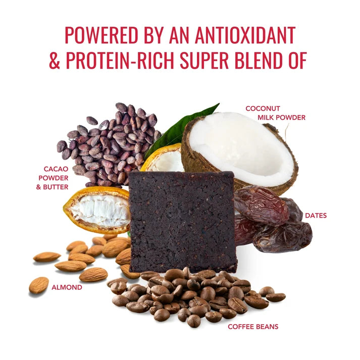 Chocolate | Coffee Nutrition Bite- Enriched Superfood - No  Preservative, artificial flavors or emulsifiers - Rauw - 20gm