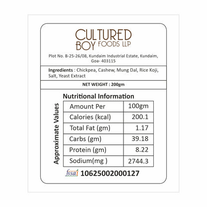 Instant Miso Soup Paste - Soy Free -  Brown Koji Boy - 200gm