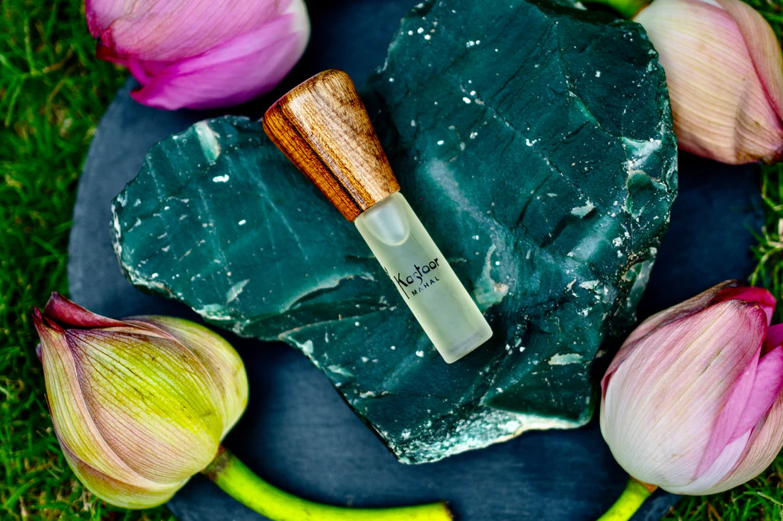 Ittar | Mahal (Lotus & Patchouli) - Fresh Floral – Vegan, Cruelty Free & No Alcohol - Kastoor – 8ML
