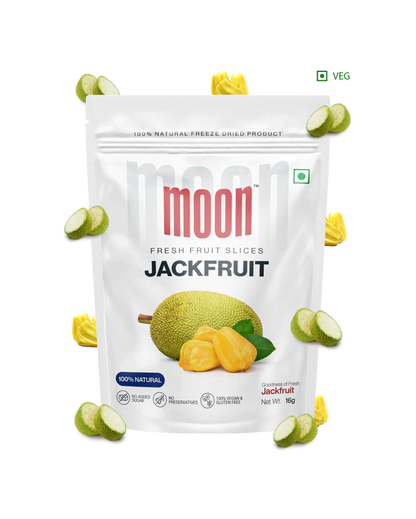 Jackfruit Chips | Dried - Natural - Vegan, Gluten Free, No Preservatives &amp;amp; No Added Sugar - Moon - 16gm