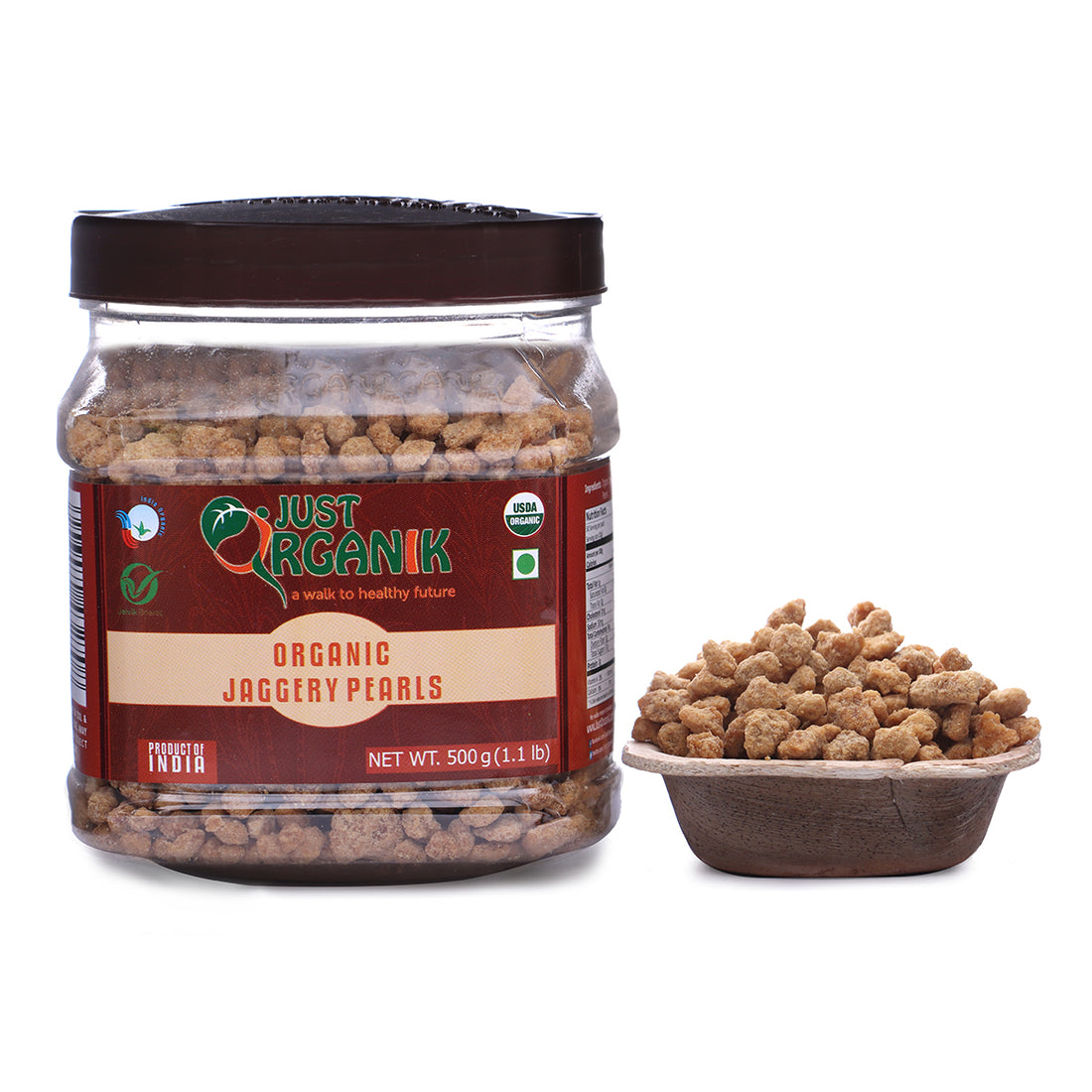 Jaggery | Pearls – Just Organik – 500gm