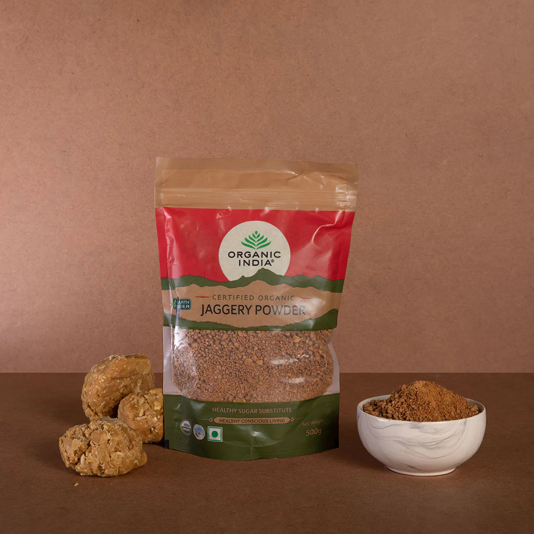 Jaggery | Jaggery Powder - Organic India - 500gm