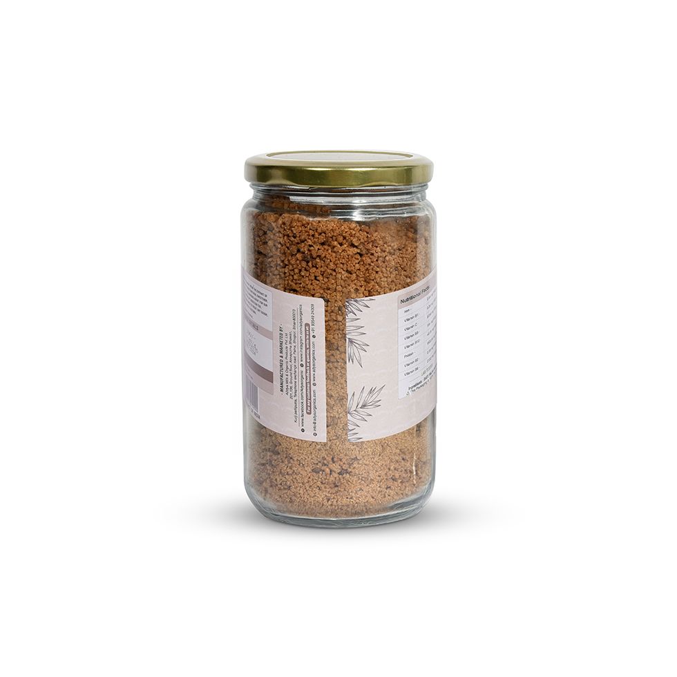 Jaggery Powder  | Date Palm Jaggery - Organic - Vegan, Chemical Free &amp;amp; No Added Sugar - Adya Organic - 400gm