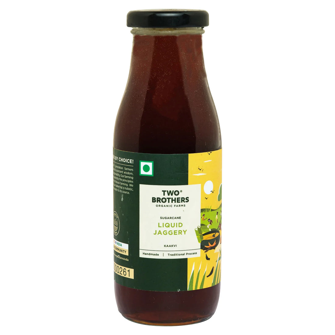 Jaggery | Liquid - Handmade - Traditional Process - Natural - Antioxidants - Two Brother - 390gm