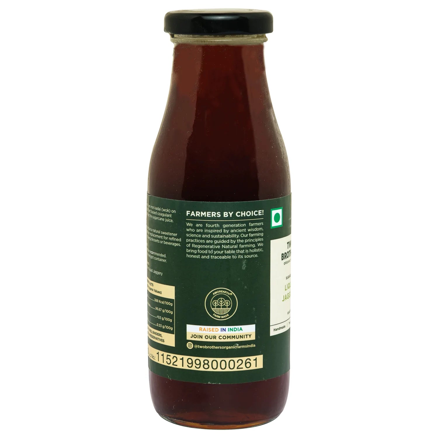Jaggery | Liquid - Handmade - Traditional Process - Natural - Antioxidants - Two Brother - 390gm