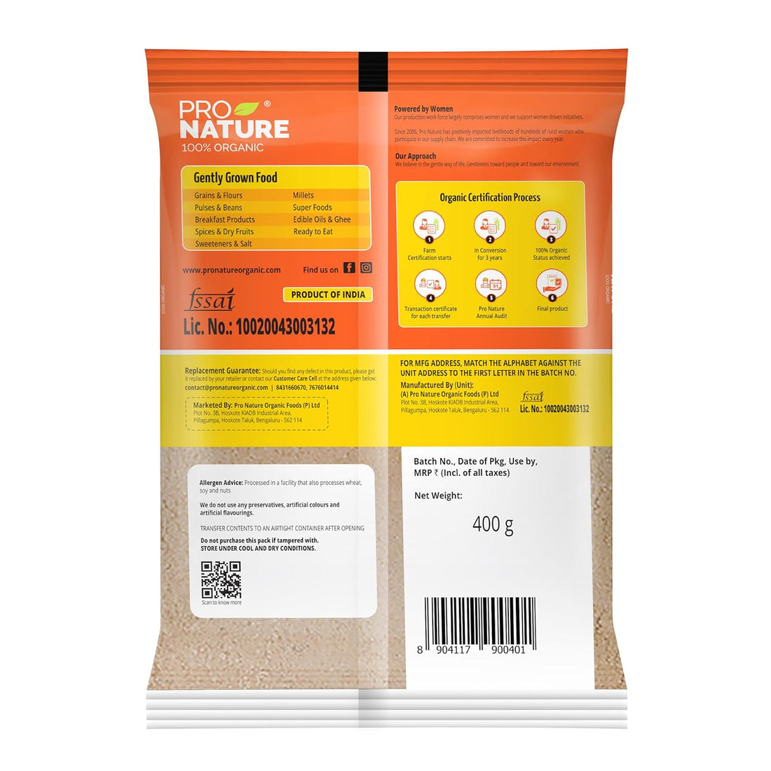 Jaggery | Jaggery Powder - Pro Nature - 400gm