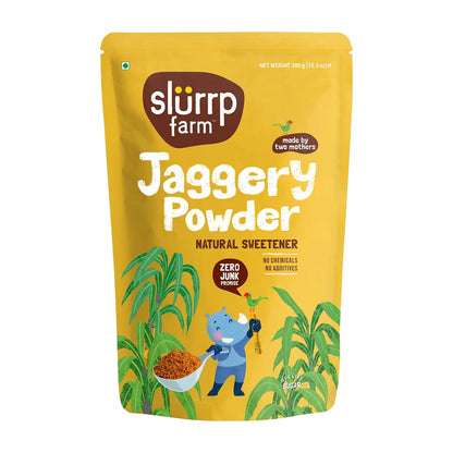 Jaggery Powder | Natural Sweetener - No Chemical &amp; No Additives - Slurrp Farm - 300gm