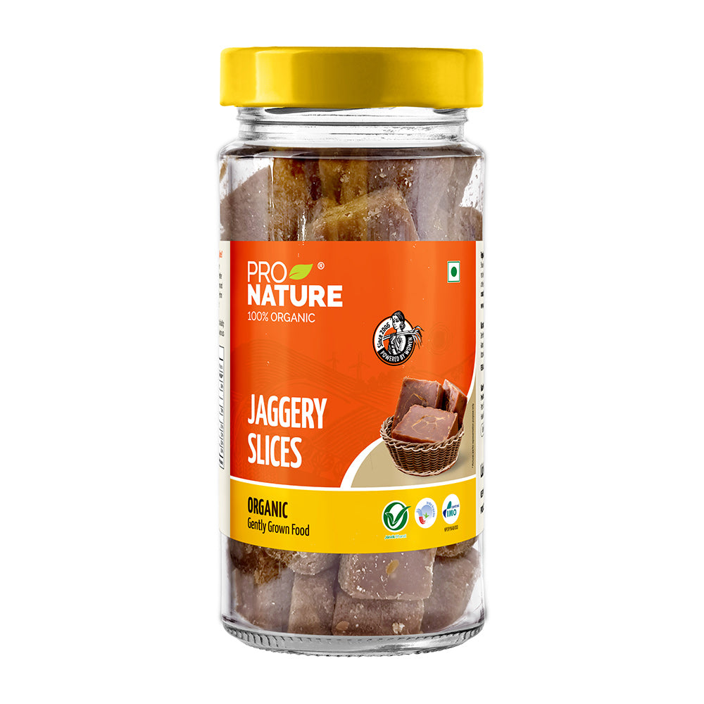 Jaggery Slices | No Added Artificial Color &amp; No Preservatives - Pro Nature - 500gm