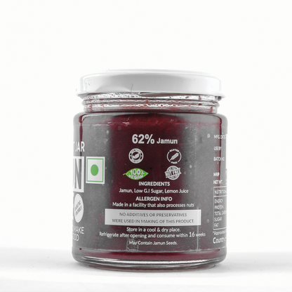 Jamun Preserve – Vegan, Gluten Free, No Refined Sugar &amp;amp; Nut Free – The Gourmet Jar – 230gm