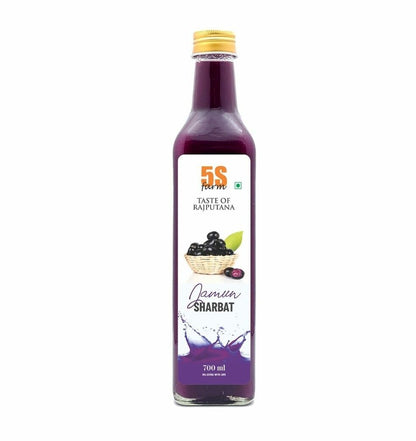 Sharbat | Jamun Sharbat - Taste Of Rajputana - No Distillation &amp; No Food Color - 5S Farm – 700ml