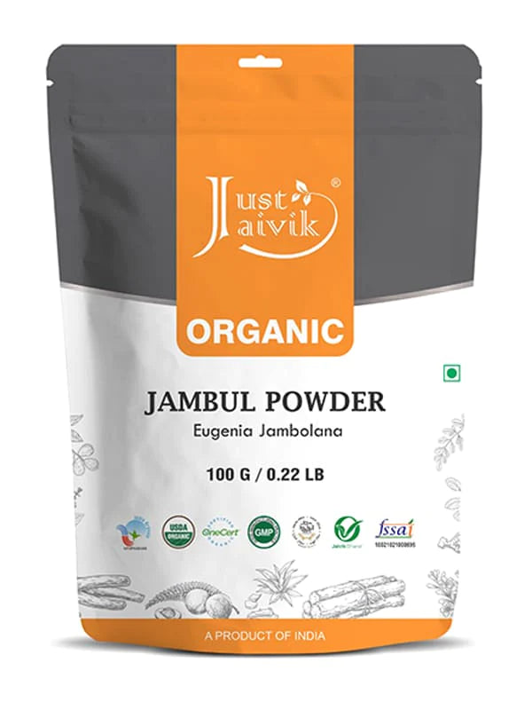 Jamun Seed Powder – USDA Organic - Just Jaivik – 100gm