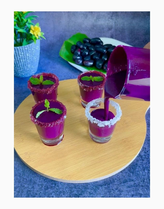Puree | Jamun Puree – Frozen – No Added Sugar, Flavours &amp; No Added Preservatives – Frut – 1000gm
