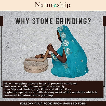 Barley/Jau Sattu | Hand Roasted &amp; Stone Ground Barley/Jau Sattu – Natureship - 250gm