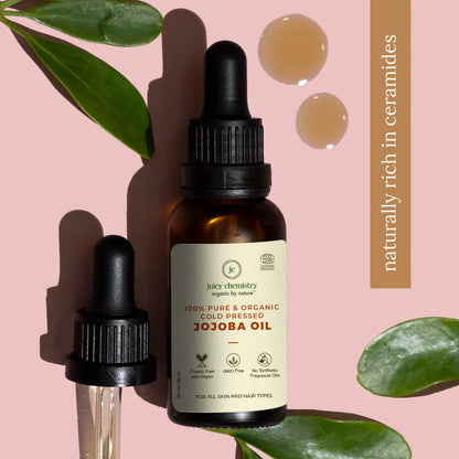 Jojoba Carrier Oil - Cold Pressed - Juicy Chemistry - 30ml