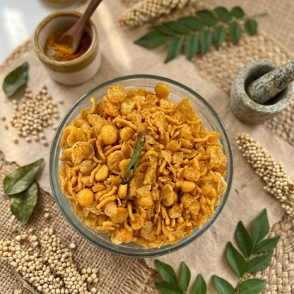 Jowar Masala Mix - Gluten Free -Non Fried, Gluten Free-  No Added Preservatives ,No Palm Oil –Little Fingers ( Snack It Rite)– 150gm