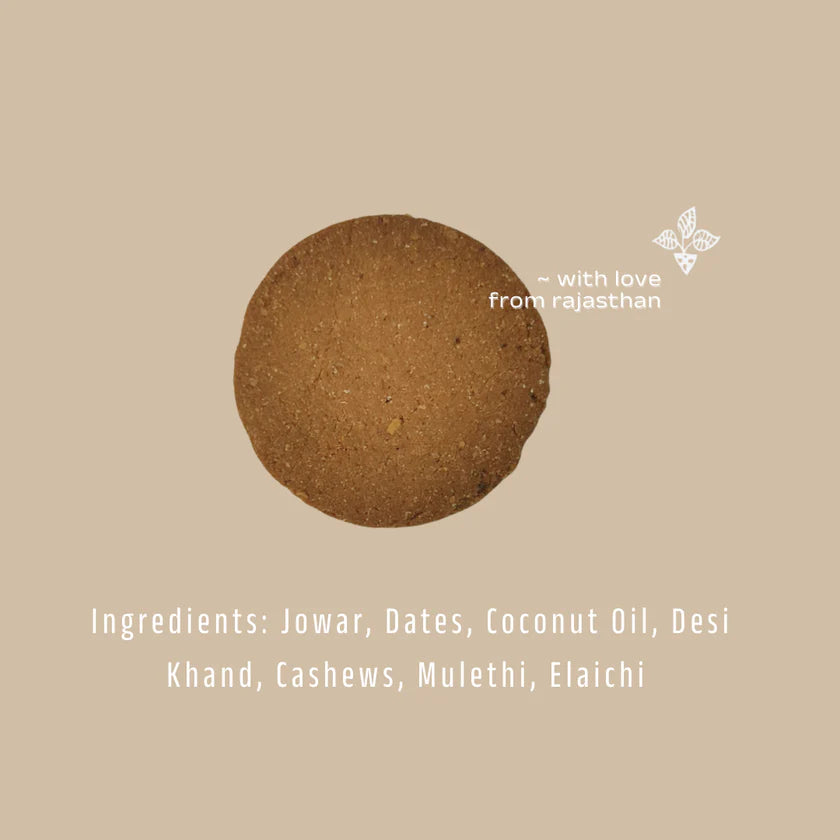 Biscuits | Jowar Elaichi Biscuits with Mulethi - No Added Preservatives &amp; No Refined Sugar - maati - 180gm