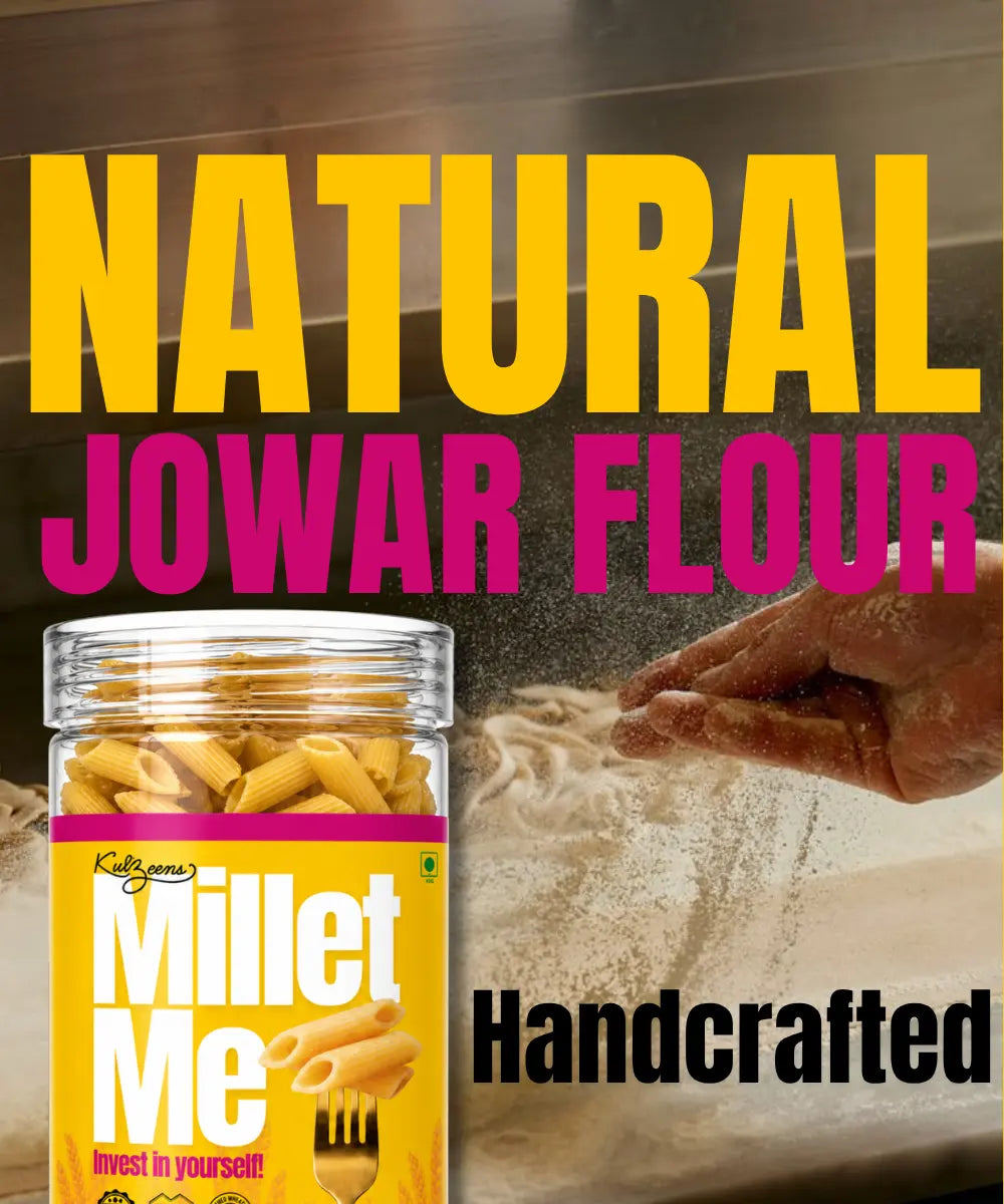 Pasta | Millet Me (Jowar Pasta) -Healthy Gluten-Free Pasta - No maida, No wheat, No Artificial Additives, No Preservatives – Kuizeens – 230gm