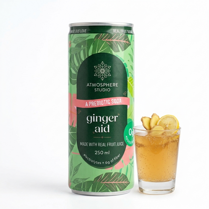 Juice | Ginger Aid  - Made With Real Fruit Juice-- No Added Sugar &amp; No Caloric Sweetener - Atmosphere - 250ml