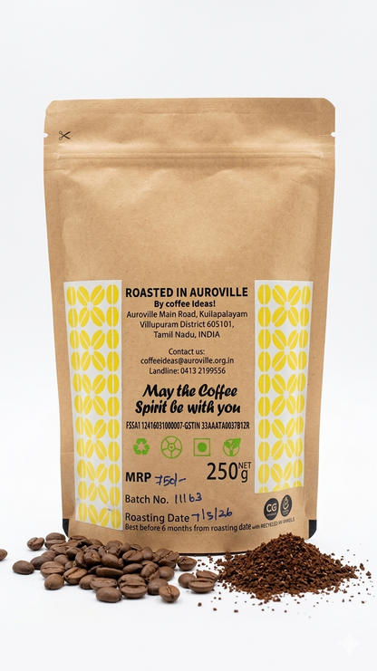 Coffee | Julien Peak Forest (Whole Beans) - Arabica Light Roast - 100% Arabica - Coffee Ideas – 250gm