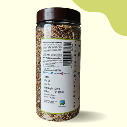 Healthy Seeding | (Mix Seeds) - USDA Organic - Just Organik – 250gm