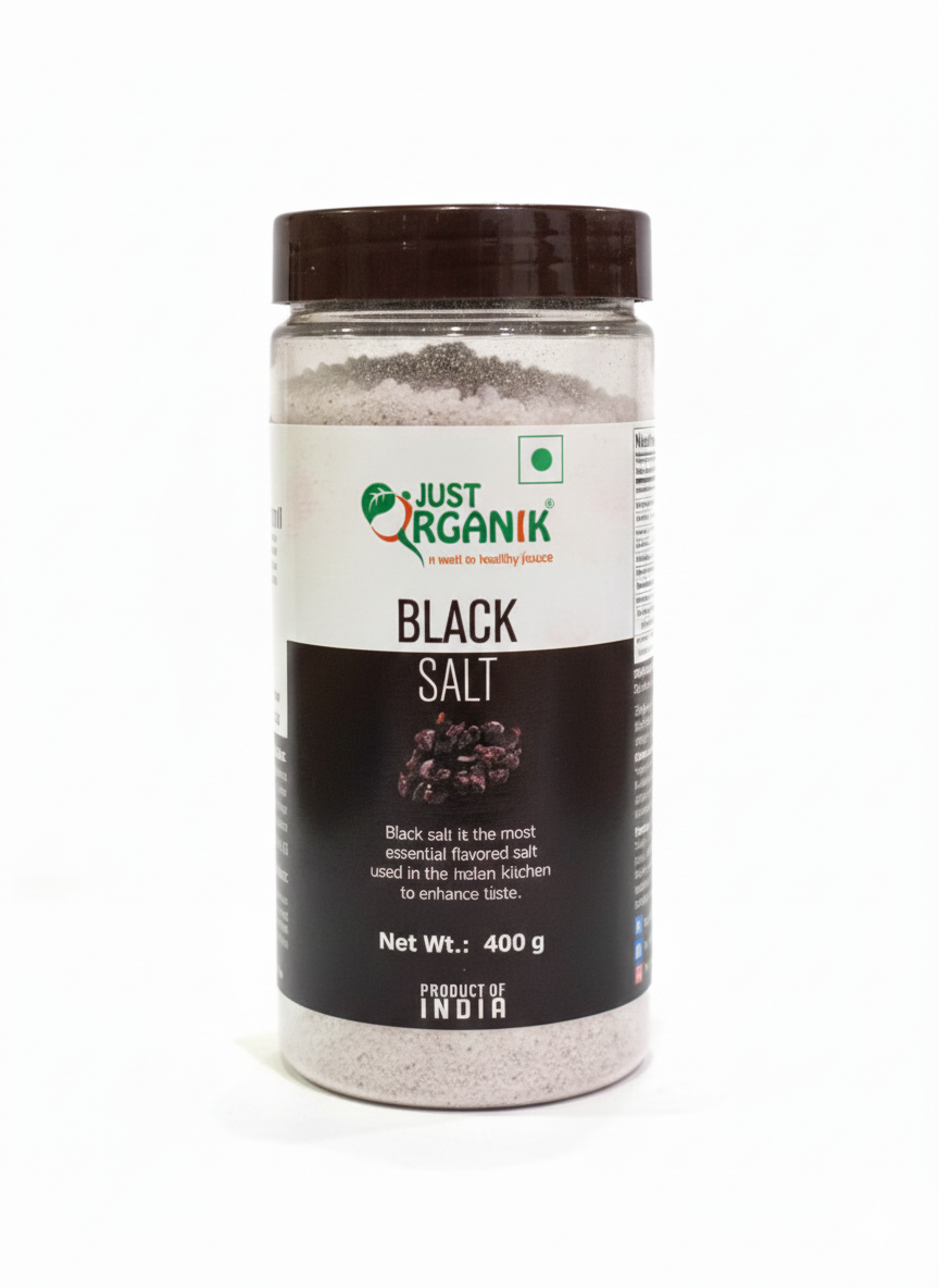 Salt | Black Salt – Just Organik – 400gm