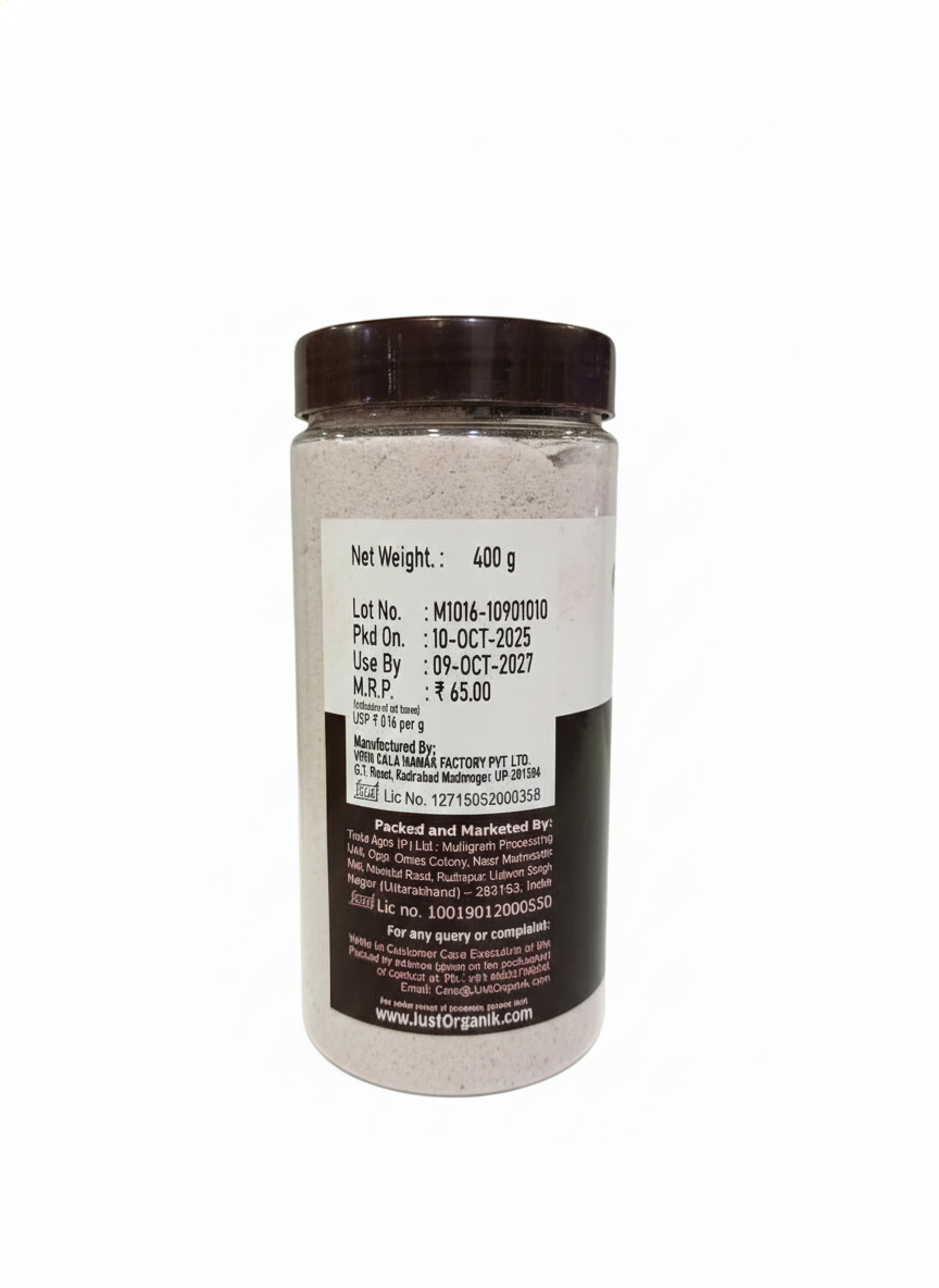 Salt | Black Salt – Just Organik – 400gm