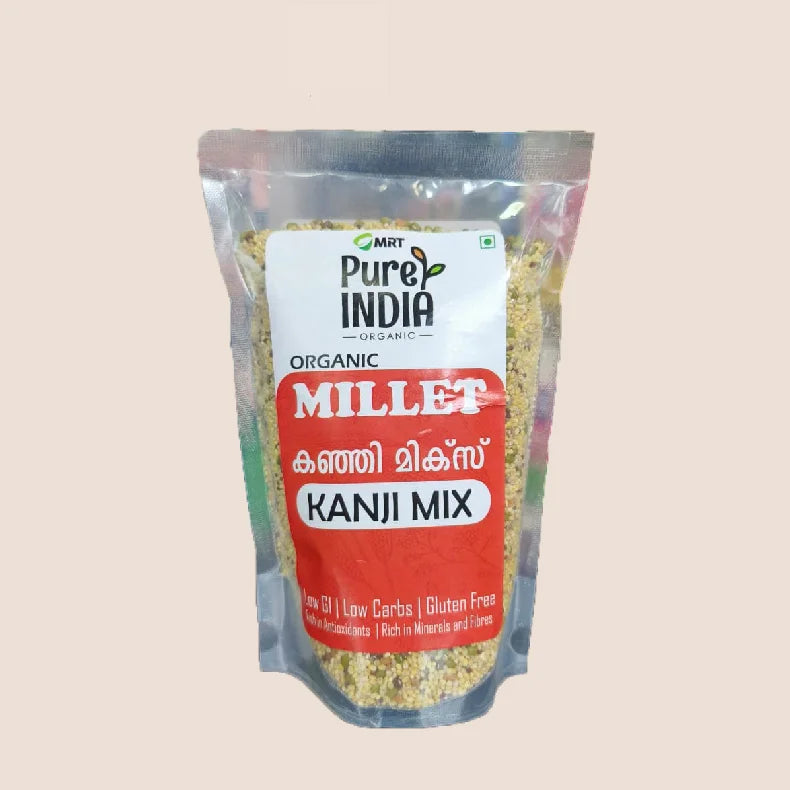 Kanji Mix | Nutritious and Delicious Blend -Gluten-free and Easy to Digest -Rich in Minerals like Calcium and Potassium- No Preservatives -500gm