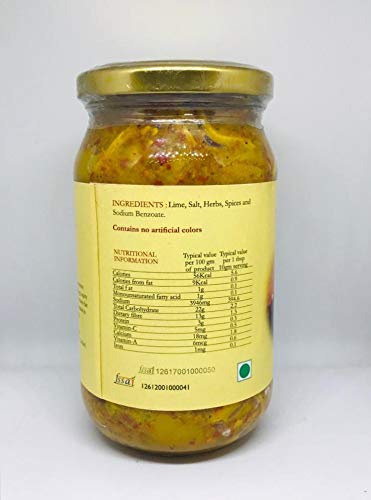 Lime Pickle - Kumaoni - 400gm
