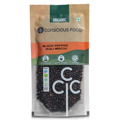 Black Pepper (Kali Mirch)  - Conscious Food - 100gm