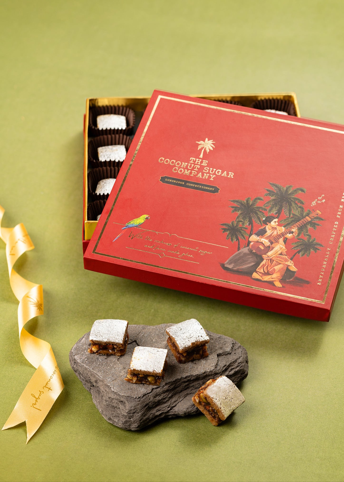 Kaju-Fig Sandwich - No Refined Sugar, No Maida &amp; No Preservatives - The Coconut Sugar Company - 9Pcs