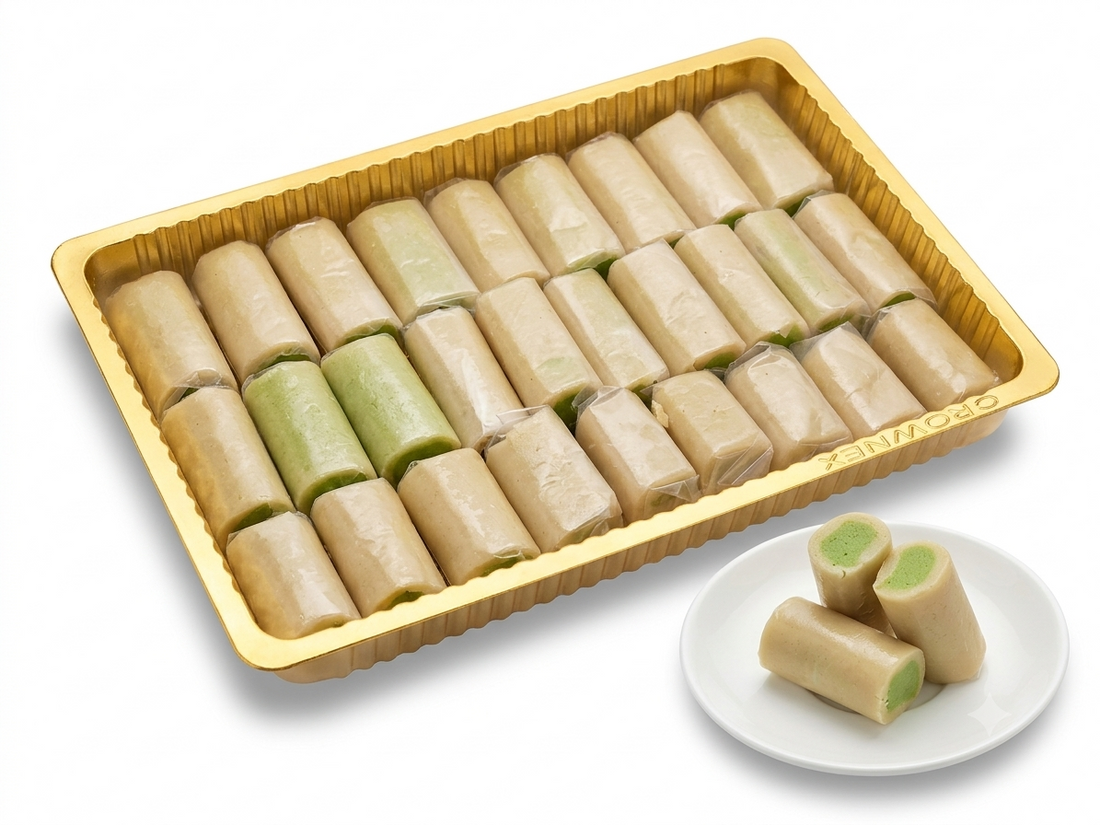 Kaju Pista Roll -Gluten Free - Made From 100% Natural Ingredients - No Preservatives &amp; Refined Sugar Free - Nature&