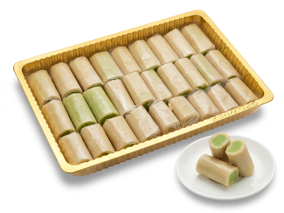 Kaju Pista Roll -Gluten Free - Made From 100% Natural Ingredients - No Preservatives &amp; Refined Sugar Free - Nature&