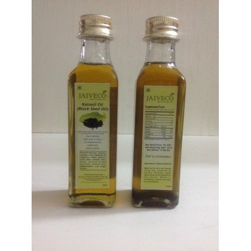 Organic Black Seed (Kalongi) Oil - Cold Pressed - Jaiveco - 100ml