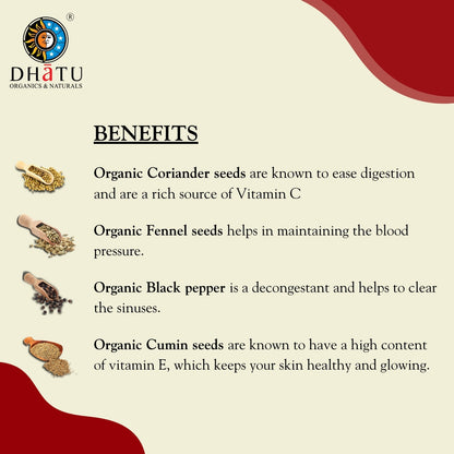 Kashaya Powder | (Made With Organic Ingredients) - Immunity Booster - Dhatu Organic - 150gm