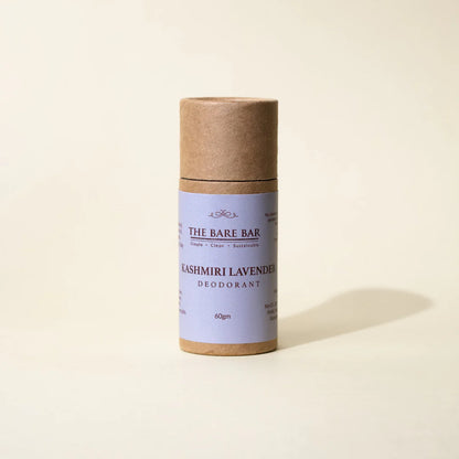 Deodorant | Kashmiri Lavender Deodorant – Vegan, No Artificial Fragrances, Paraben Free &amp;amp; No Added Preservatives – The Bare Bar – 60gm