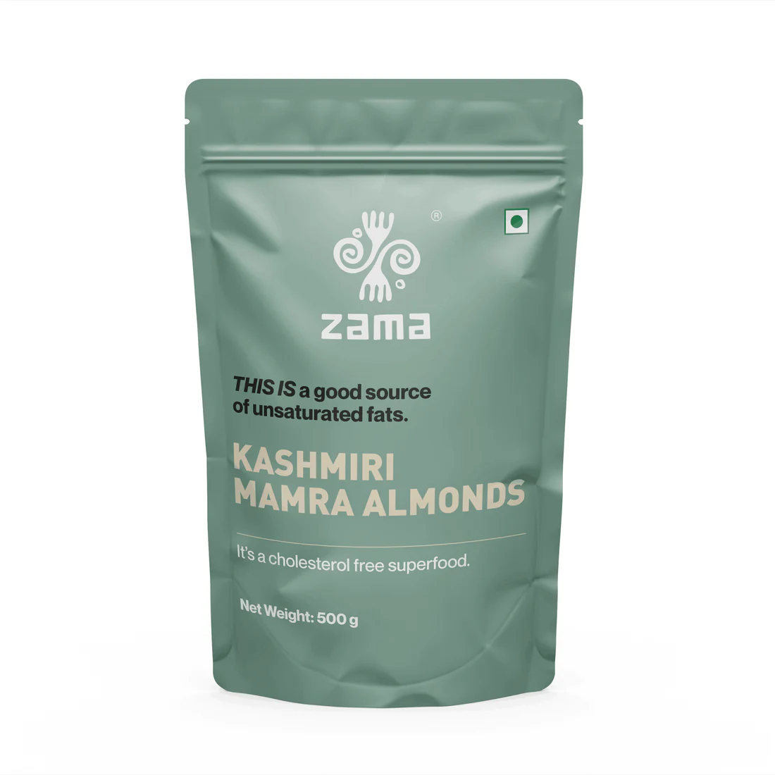Almonds | Kashmiri Mamra Almonds – Zama Organics – 500gm