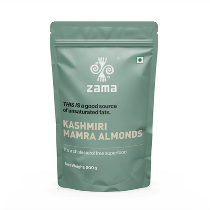 Almonds | Kashmiri Mamra Almonds – Zama Organics – 500gm