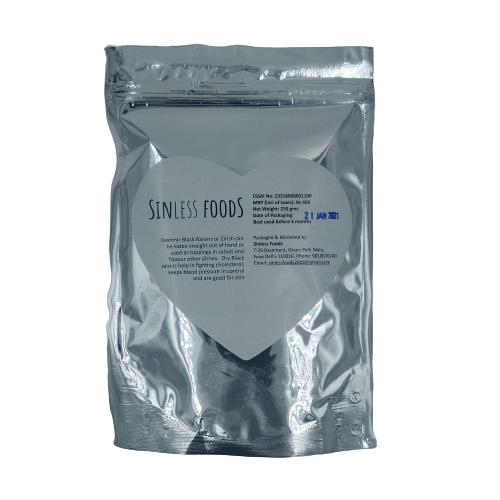 Kashmiri Black Raisins – Sinless Foods – 250gm