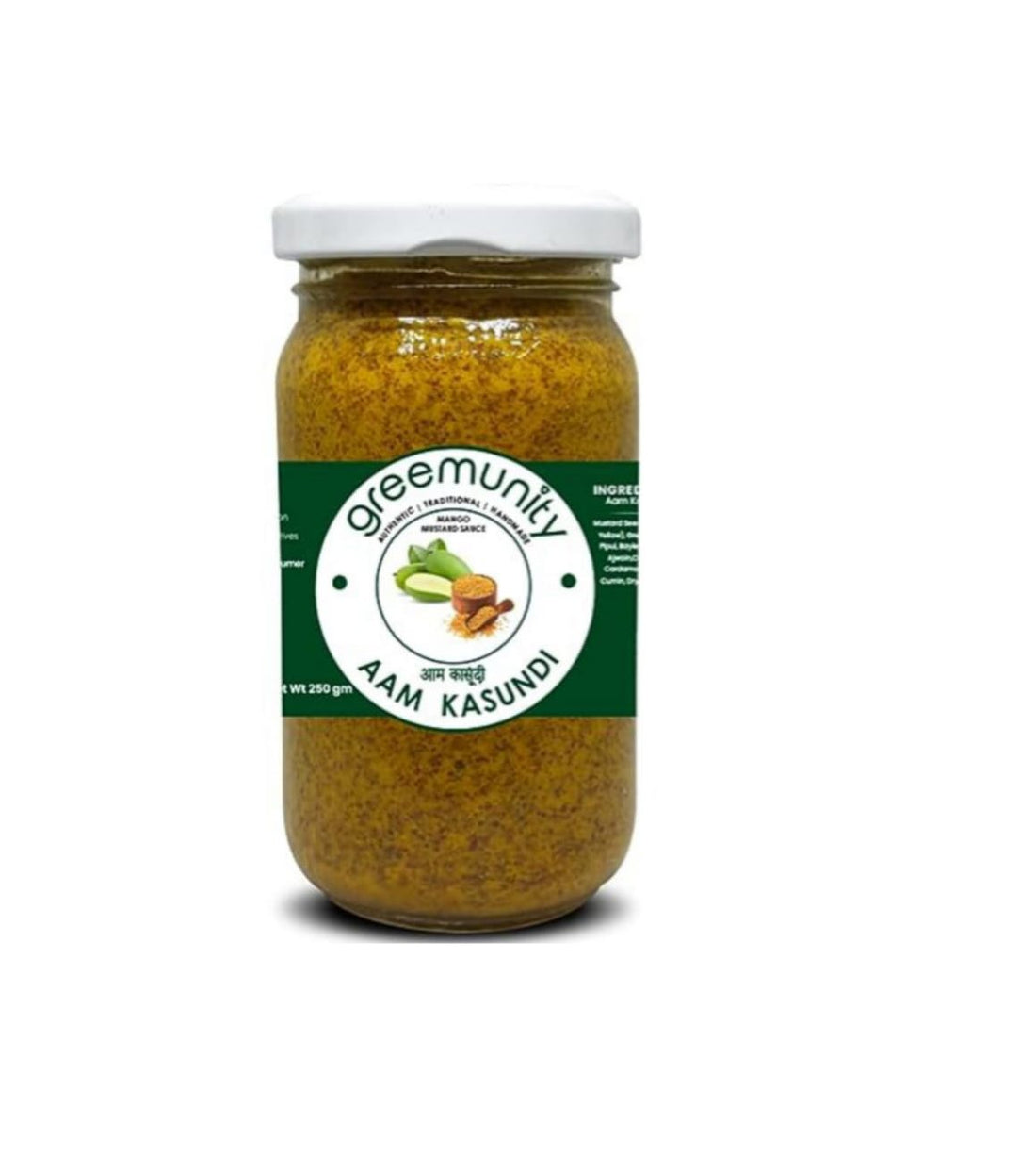 Kasundi | Mango Mustard Sauce - Handmade - Gluten Free – Greemunity – 250gm