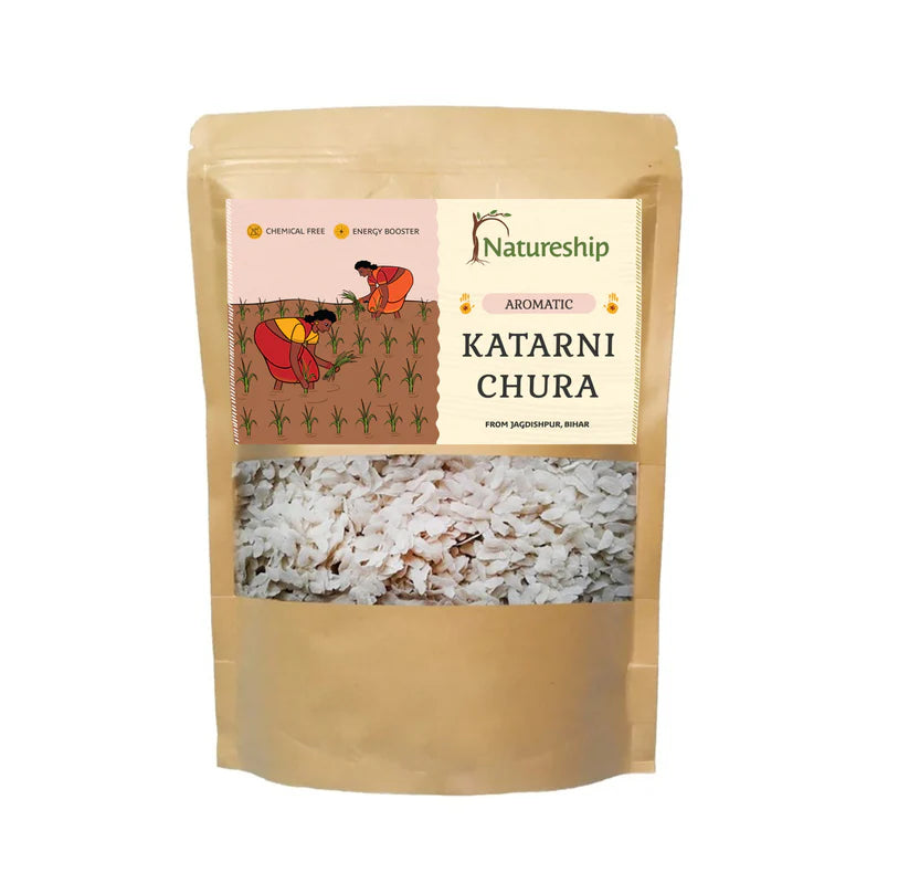 Poha | Katarni Chura - Aromatic - Vegan, Gluten Free & Chemical Free - Natureship - 500gm