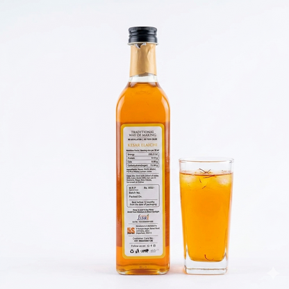 Sharbat | Kesar Elichi Sharbat - Taste Of Rajputana - No Added Artificial Colors, Distillation &amp;amp; No Added Preservatives – 5S Farm – 700ml