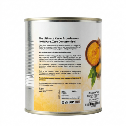 Kesar Mango Pulp- Gujarat&