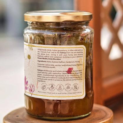 Kesari Madhu Amla Murabba Natural - Indian - Zero Sugar &amp;amp; Wholesome Holistic Nourishment - Satmya – 1100gm