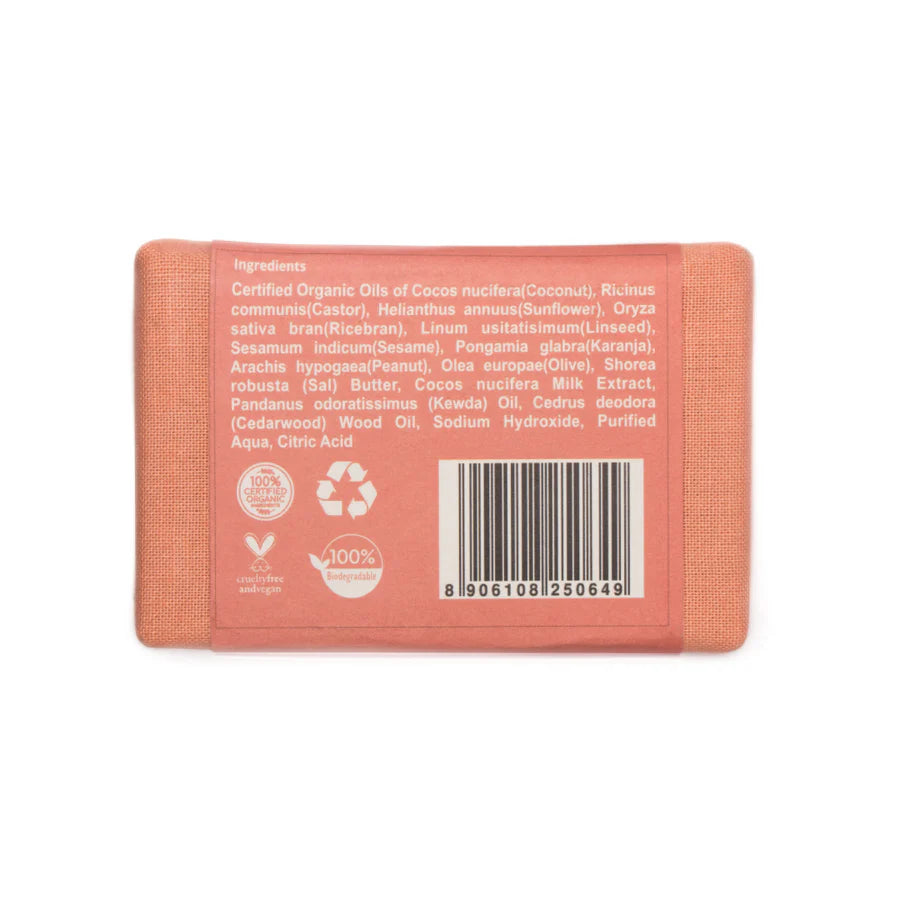 Soap | Kewda Soap – Enriched With Sal Butter &amp; Coconut Milk – Rustic Art – 100gm