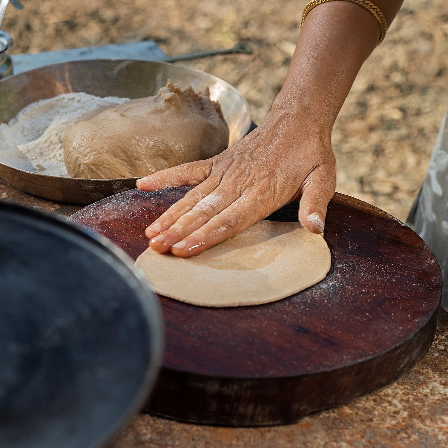 Khapli (Emmer Long Wheat) Atta - Stoneground - Natural - Indian - High In Fiber - Two Brothers – 2000gm