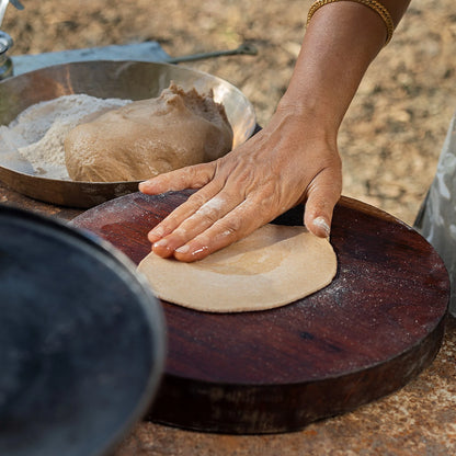 Khapli (Emmer Long Wheat) Atta - Stoneground - Natural - Indian - High In Fiber - Two Brothers – 2000gm