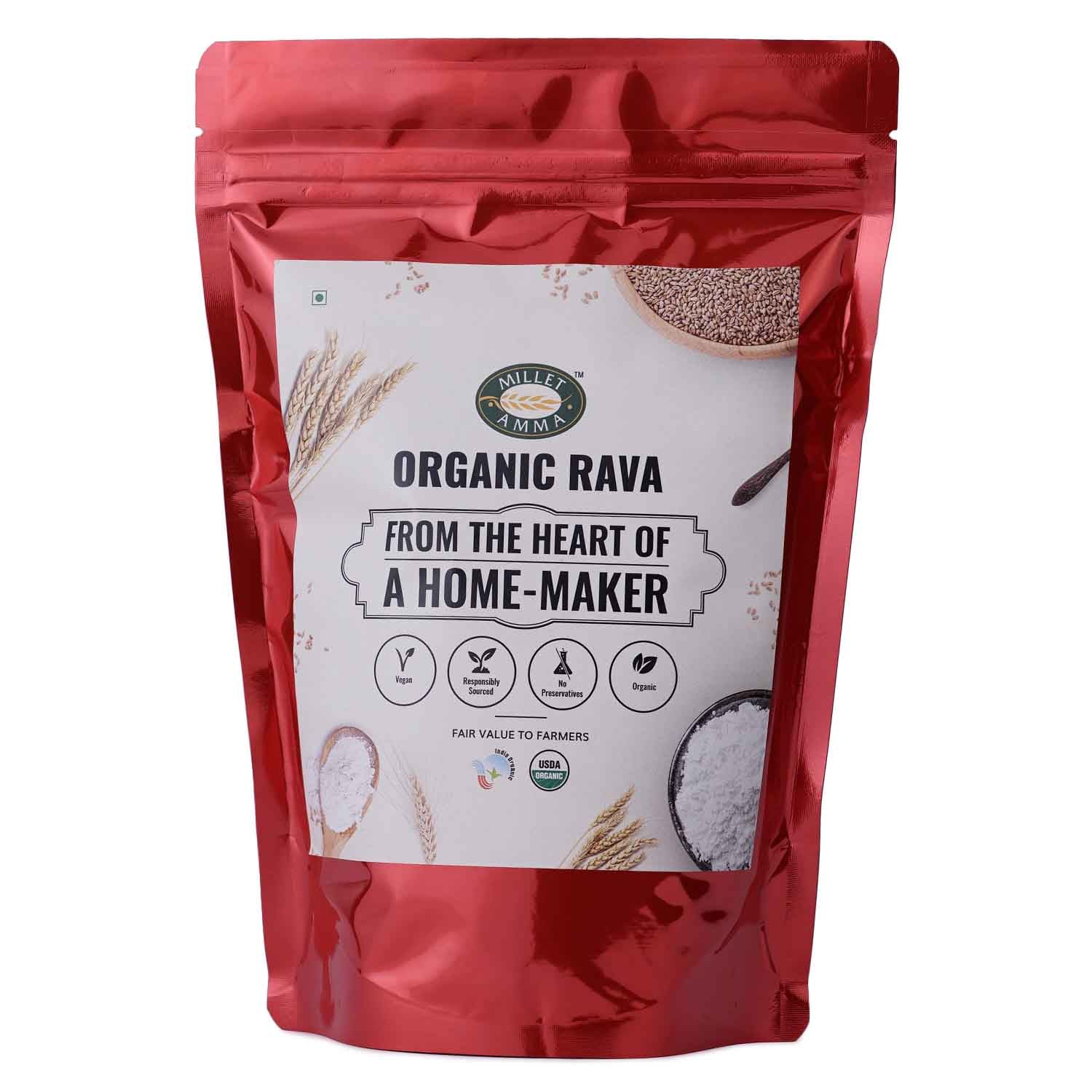 Khapli Wheat Dalia (Broken Wheat) – Vegan &amp;amp; Sugar Free – Millet Amma – 500gm