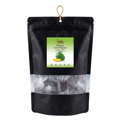 Mango Papad | Khatta Aam Papad  -Gluten Free, High Energy - Zero Cholesterol- No Trans Fat - No Preservative-Healthy Delicacy- 300gm