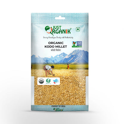 Kodo Millet | High Fibre &amp; Rich In Niacin - Just Organik – 500gm