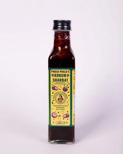 Sharbat | Kokum Sharbat - 100% Handmade - No preservatives, Additives, or Artificial flavors- Phulo Phalo - 250ml